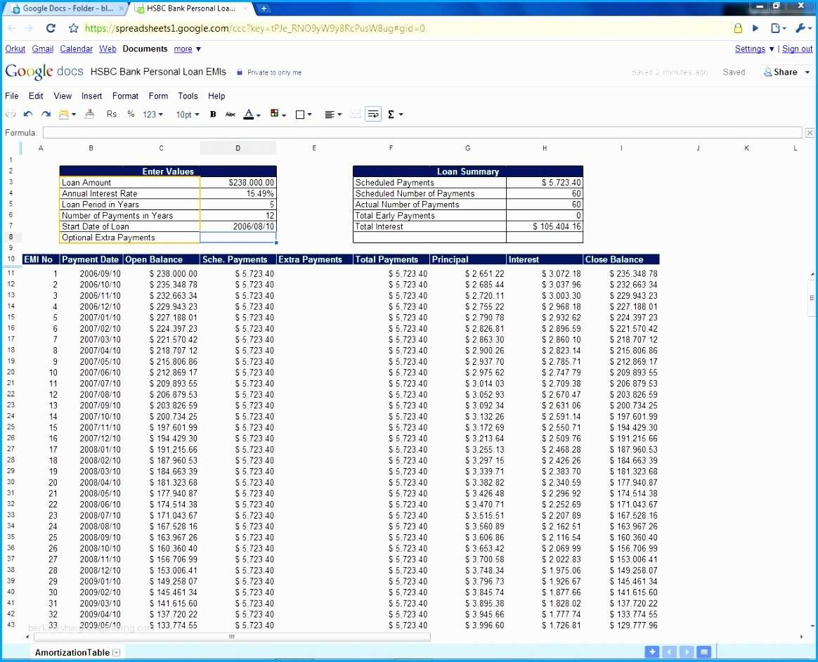 Student Loan Repayment Spreadsheet With Student Loan Amortization 