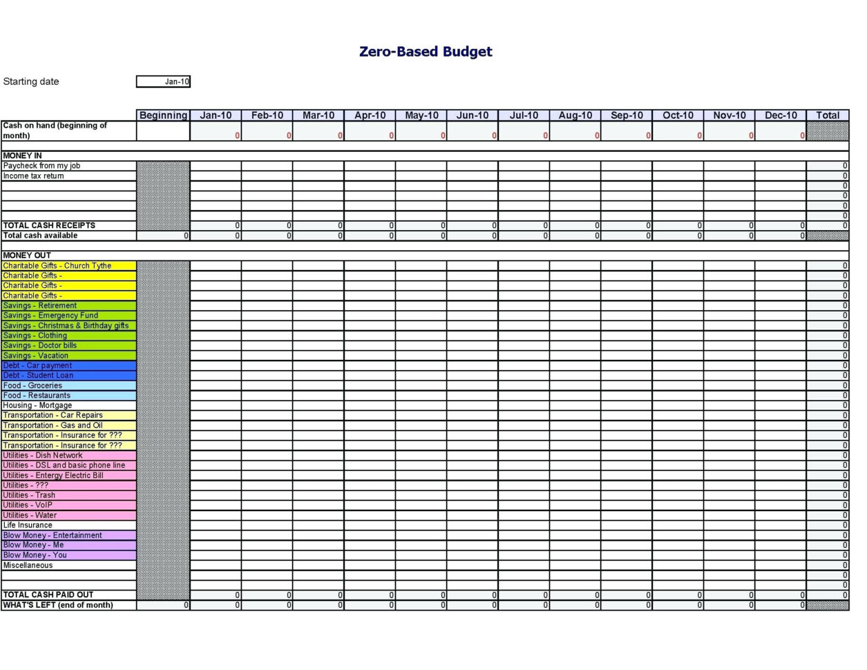 Tax Deduction Spreadsheet Excel For Tax Deduction