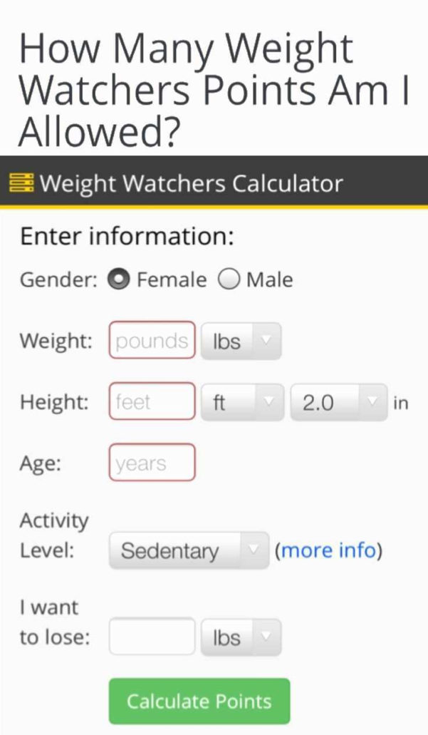 Weight Watchers Points Spreadsheet 1 Printable Spreadshee Weight Watchers Points Spreadsheet