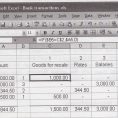 Business Spreadsheets Expenses And Revenues