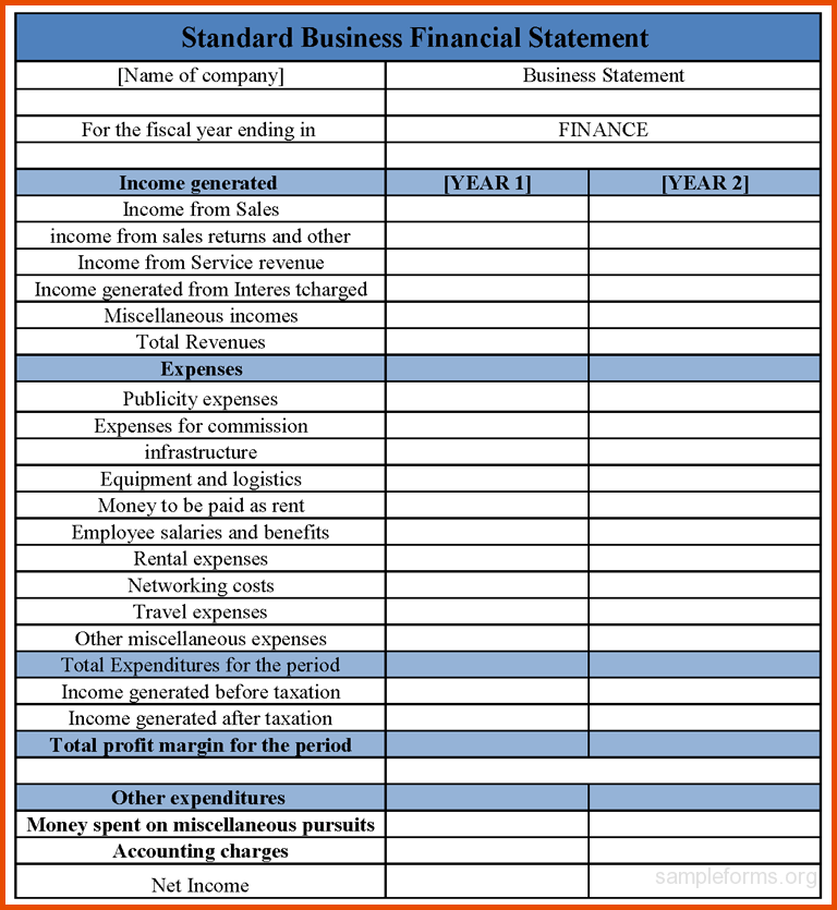 Excel Financial Report Templates