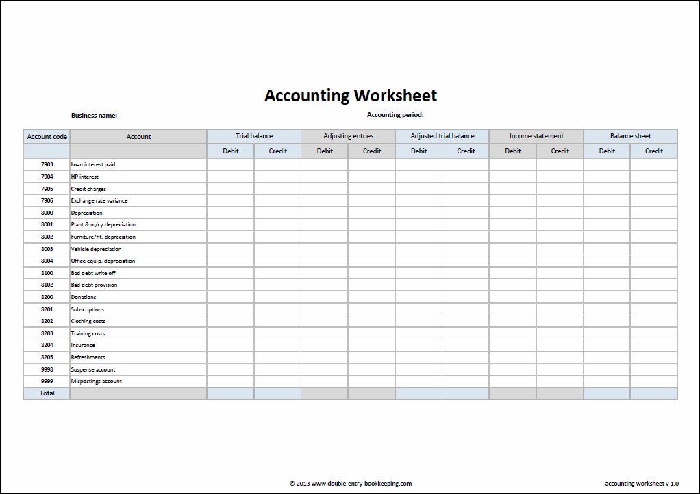 General Ledger Account Reconciliation Template —