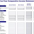 Profit And Loss Template For Small Business 1