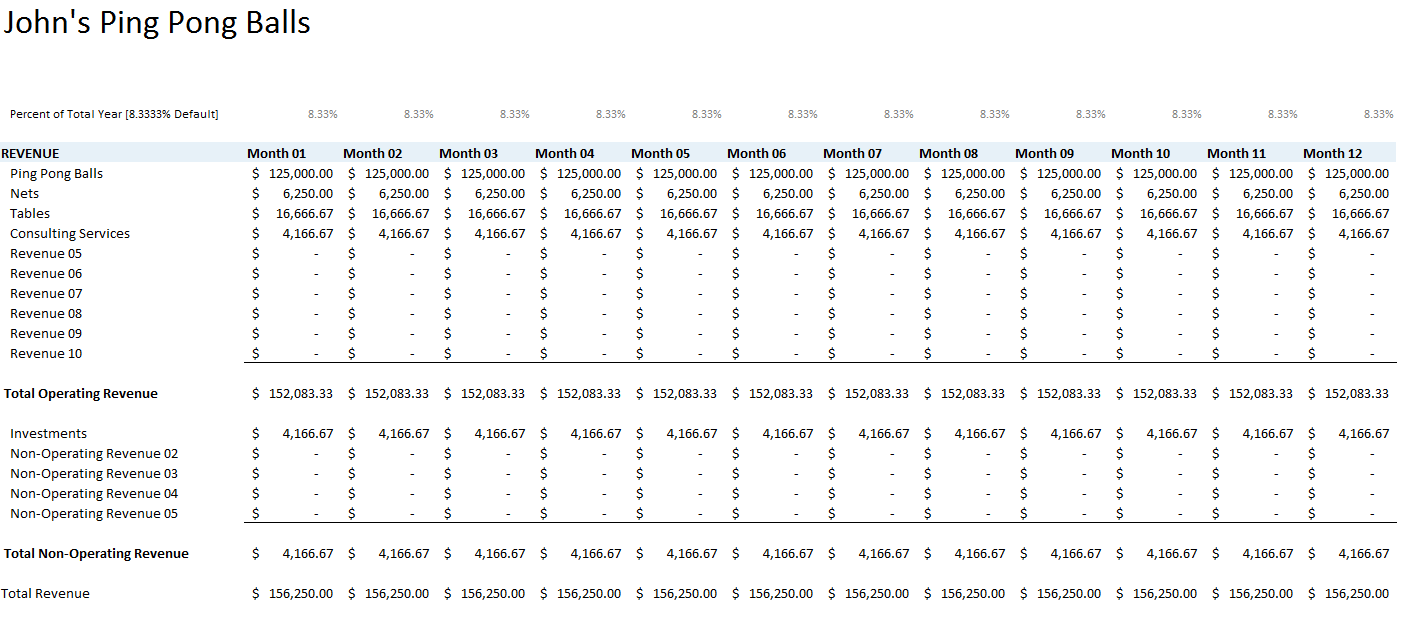 Balance Sheet Excel Templates