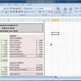 Balance Sheet Template Excel 2010