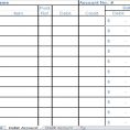Bookkeeping Spreadsheet Template 2