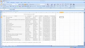 Example Excel Spreadsheet