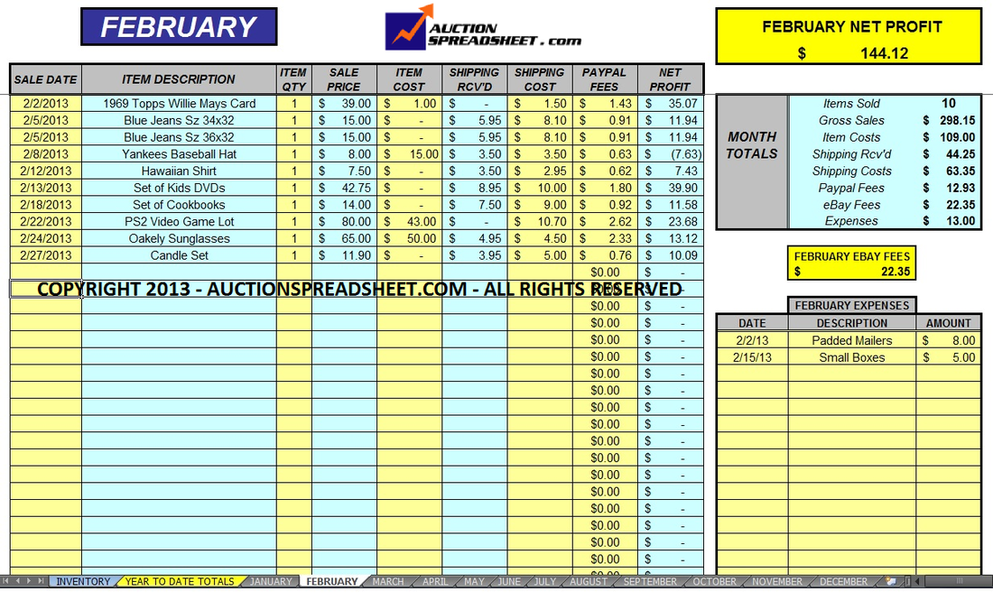 small business accounting excel free download