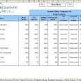 Monthly Bookkeeping Excel Template