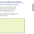 Monthly Bookkeeping Record Template