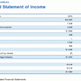 Sample Financial Statement Small Business