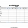 Simple Accounts Spreadsheet Template