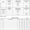 Blank Accounting Worksheet Excel