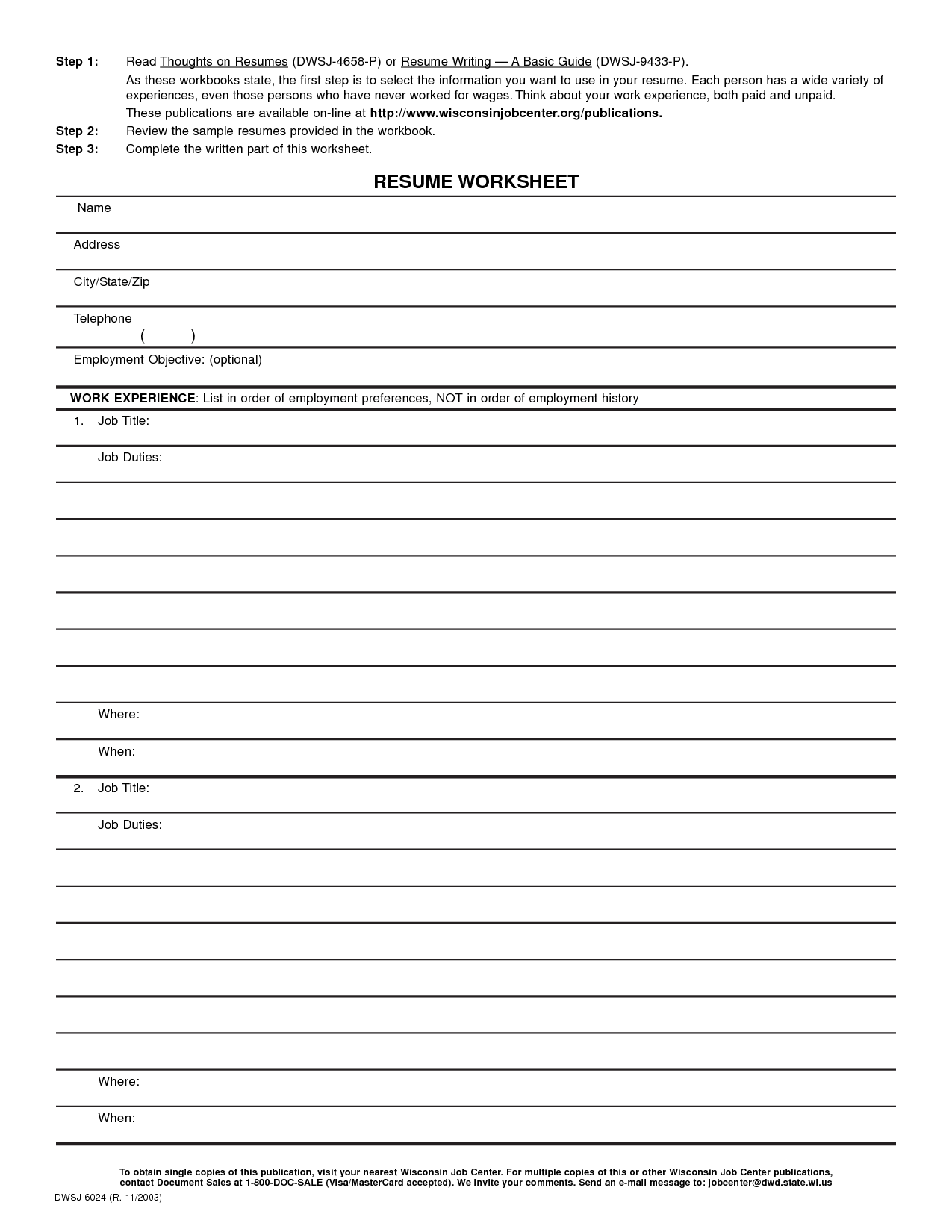 free worksheet templates