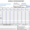 Business Expenses Template For Taxes