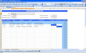 Check Register Template Excel 2007