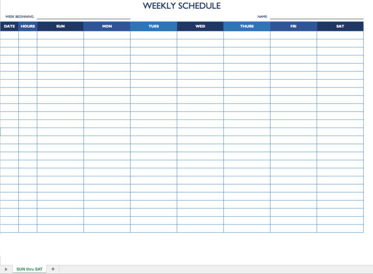 Time Management Spreadsheet Template — db-excel.com