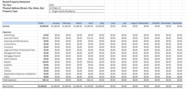 Excel Bookkeeping Spreadsheet Template — Db