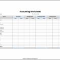 Free Accounting Spreadsheets For Small Business