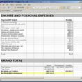 Income And Expenditure Template For Small Business