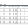 Inventory Management Excel Format Free Download