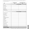 Worksheet Income Statement Balance Sheet