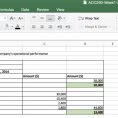 Accounting Spreadsheet Template For Small Business