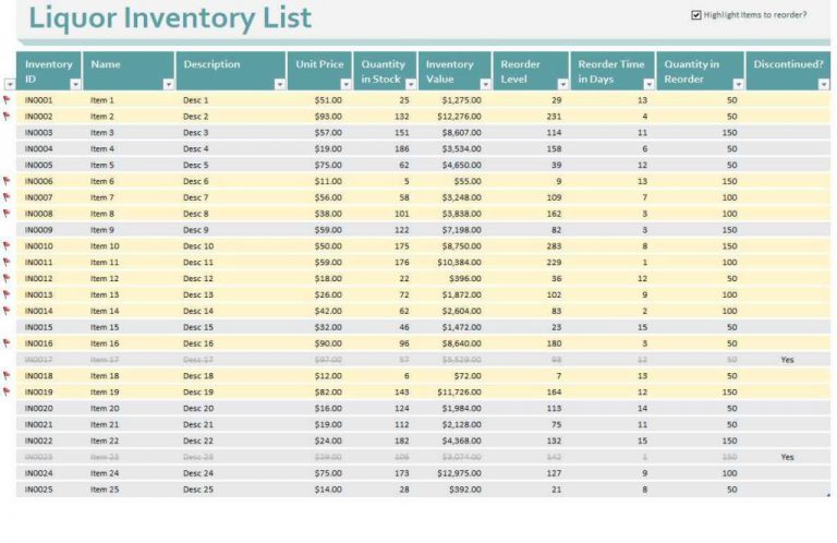 Bar Inventory Spreadsheet Download Db Excel Com   Bar Inventory Spreadsheet Download 768x498 