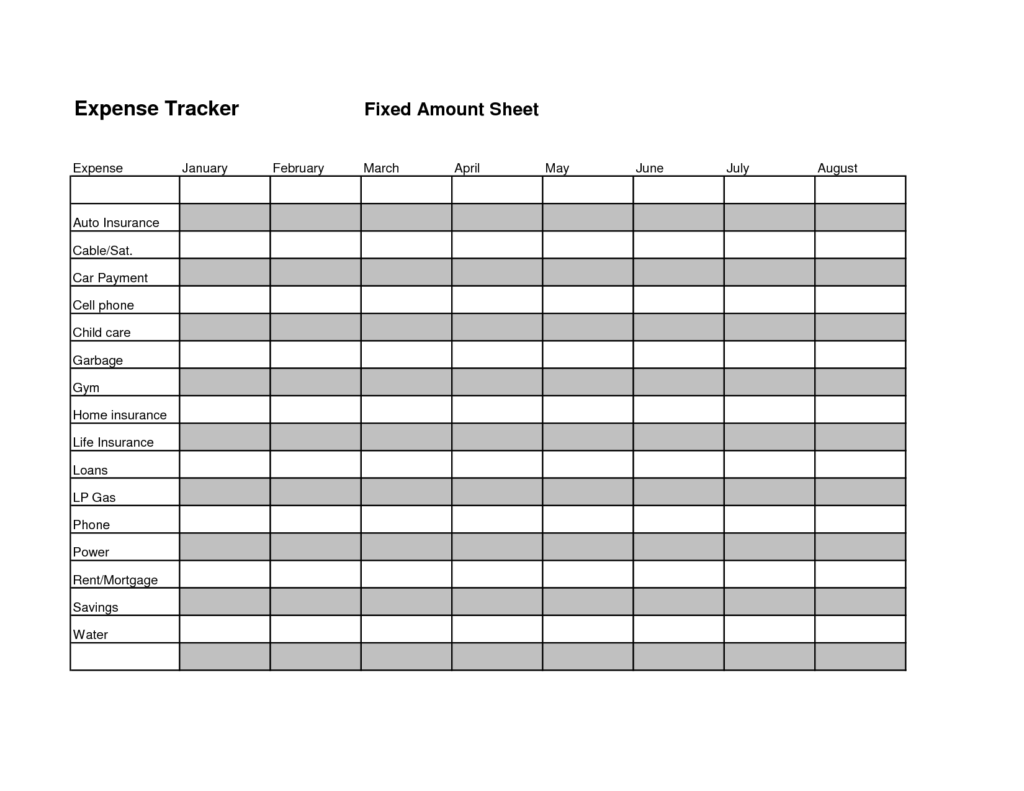 Budget Tracking Sheet Template Db excel