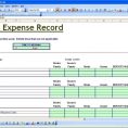 Business Expense Spreadsheet Template Free