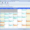 Calendar Spreadsheet
