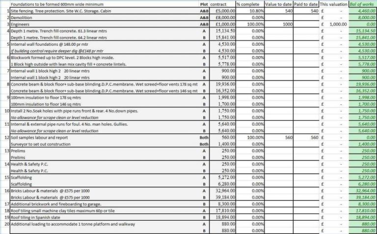 Costing Spreadsheet Template — db-excel.com