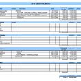 Event Budget Sheet Template
