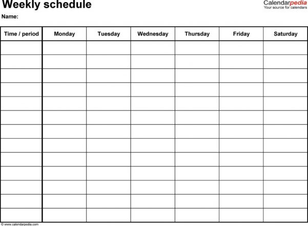 Schedule Spreadsheet Template — db-excel.com