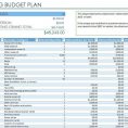 Event Planning Budget Sheet