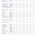 Example Of Spreadsheet For Business