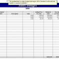 Excel Sales Tracking Spreadsheet Template