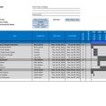 Excel Sheet Gantt Chart Template