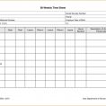 Excel Spreadsheet For Budgeting