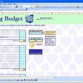 Excel Spreadsheet For Budgeting Home