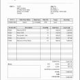 Excel Spreadsheet For Invoice Tracking