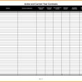 Excel Spreadsheet Templates For Tracking Training
