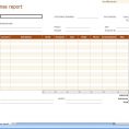 Excel Templates For Expenses In Business
