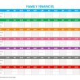 Family Budget Spreadsheet Excel Free