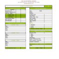 Food Cost Spreadsheet Template