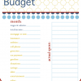 Free Monthly Budget Planner In Excel