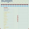 Free Personal Budget Spreadsheet Template