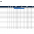 Gantt Chart Spreadsheet Excel Templates