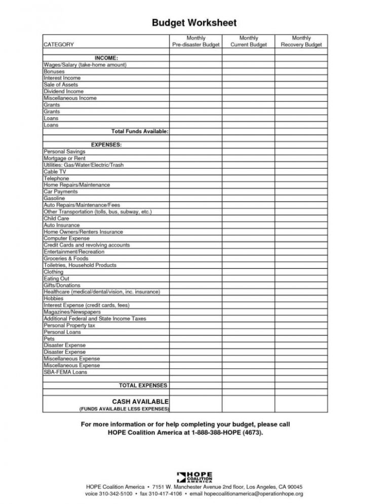 Home Renovation Budget Worksheet Db excel