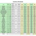 Housekeeping Inventory Spreadsheet